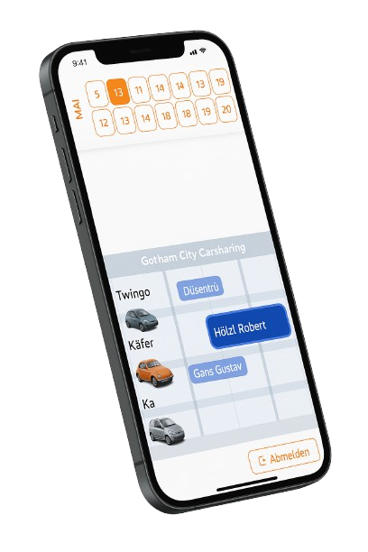 Phone with sharePAD App